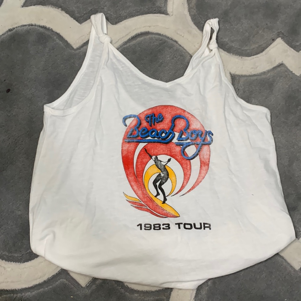 Beach boys 83 tour tank top